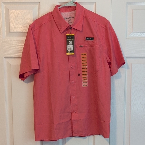 Eddie Bauer Other - Eddie Bauer Coral Moisture Wicking Tech Woven Shirt NWT